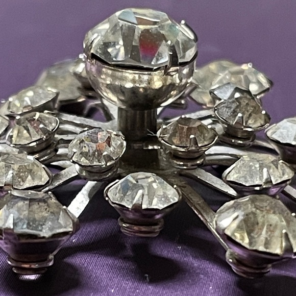 Coro vintage Crystal Brooch - Picture 6 of 7